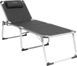 Outwell New Foundland Lounger XL, Zwart/grijs