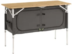 Outwell Padres Double Kitchen Table, Grijs/bruin