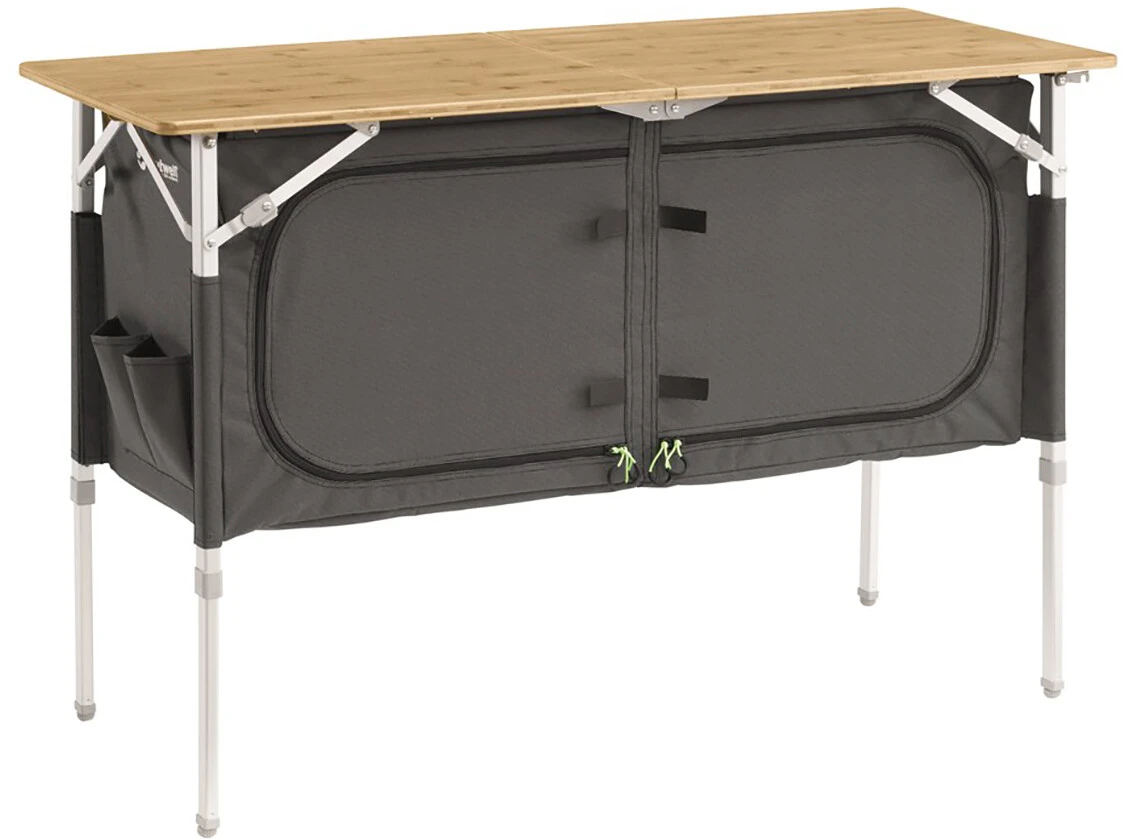 Outwell Padres Double Kitchen Table, Grijs/bruin 1 Outwell Padres Double Kitchen Table, Grijs/bruin