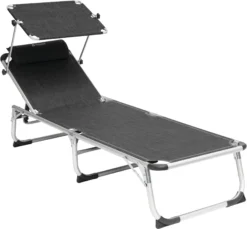 Outwell Victoria Lounger, Zwart/grijs