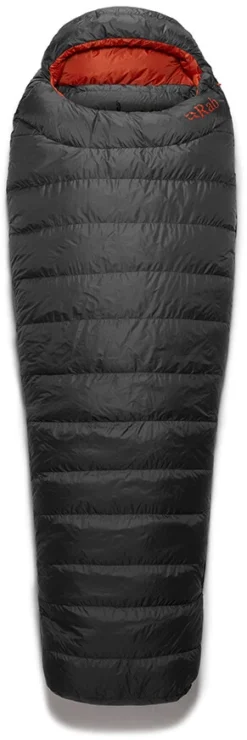 Rab Ascent 500 Sleeping Bag Regular Wide, Grijs