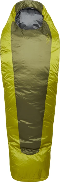 Rab Solar Eco 0 Sleeping Bag Long, Groen