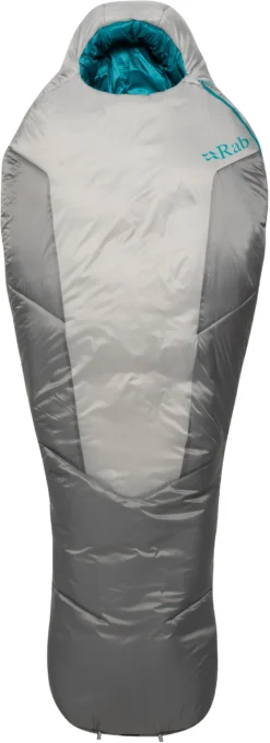 Rab Solar Ultra 3 Sleeping Bag Regular Women, Grijs