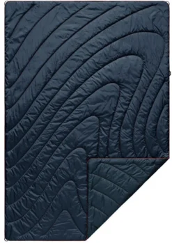 Rumpl Original Puffy Solid Deken 1 Persoon, Blauw