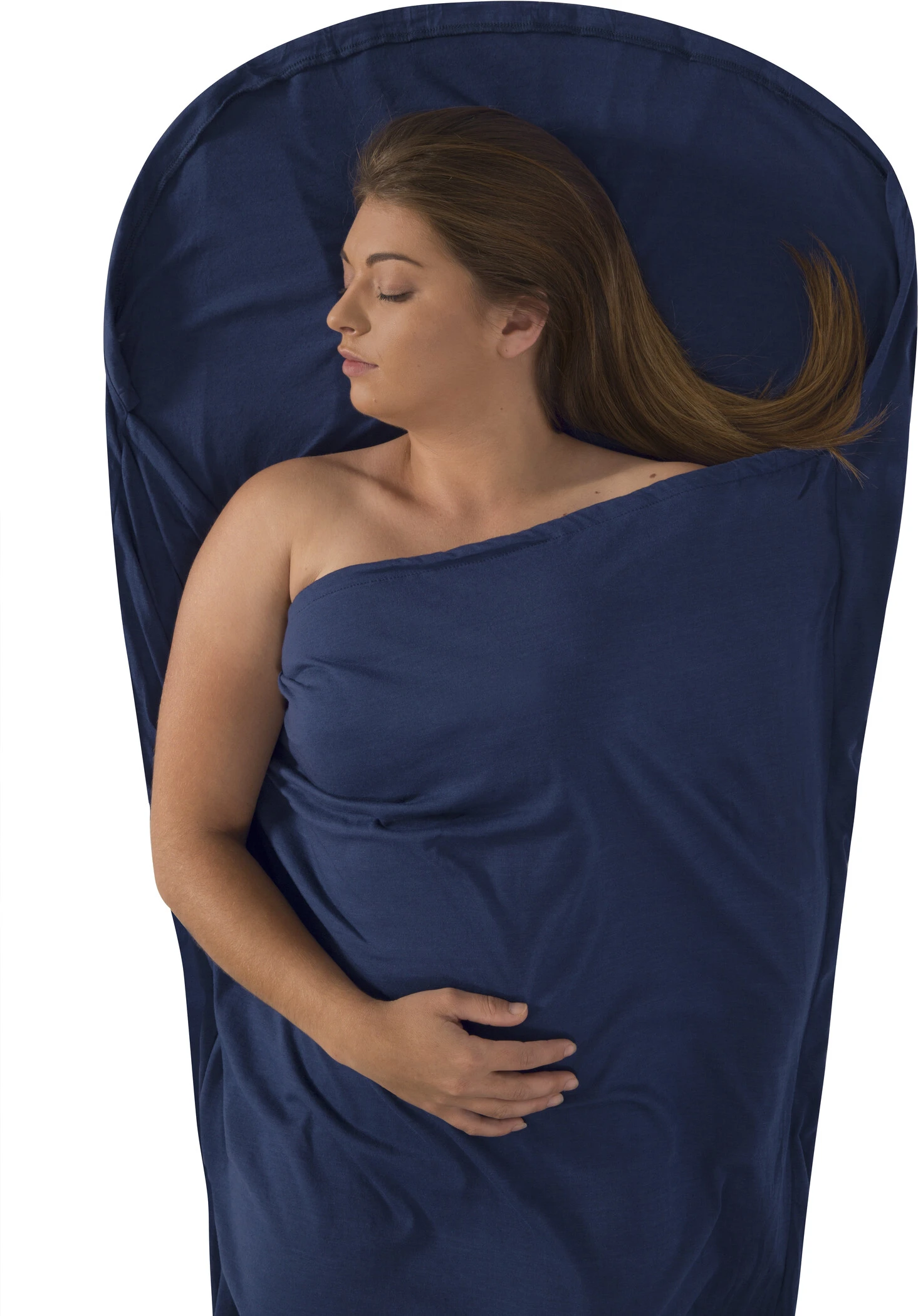 Sea To Summit Expander Binnenbroek Mummy Met Capuchon, Blauw 1 Sea To Summit Expander Binnenbroek Mummy Met Capuchon, Blauw