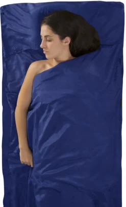 Sea To Summit Silk/Cotton Travel Binnenbroek Traveller Met Kussenvak, Blauw