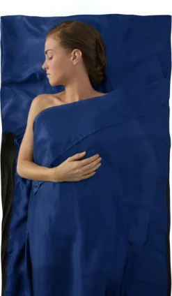 Sea To Summit Silk Stretch Binnenbroek Traveller Met Kussenvak, Blauw