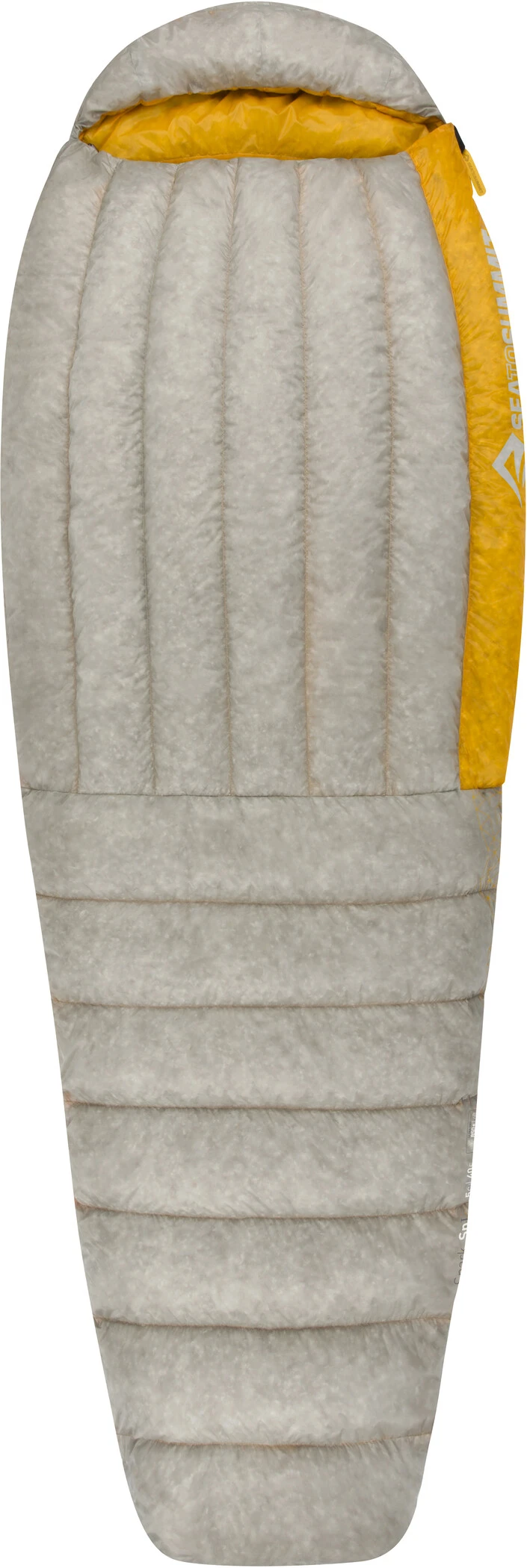 Sea To Summit Spark SpI Slaapzak Lang, Grijs/geel 1 Sea To Summit Spark SpI Slaapzak Lang, Grijs/geel