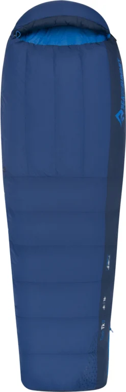 Sea To Summit Trek TkII Slaapzak Regular Wide, Blauw