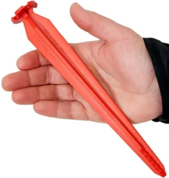 SwissPiranha RT220 Tent Peg, Rood