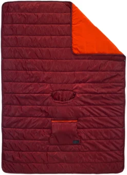 Therm-a-Rest Honcho Poncho Blanket, Rood/oranje