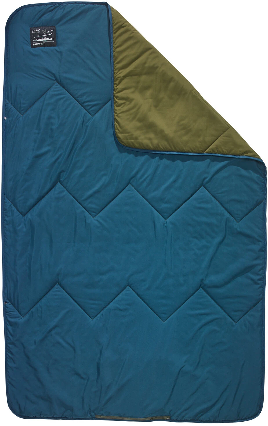 Therm-a-Rest Juno Blanket, Petrol/olijf 1 Therm-a-Rest Juno Blanket, Petrol/olijf