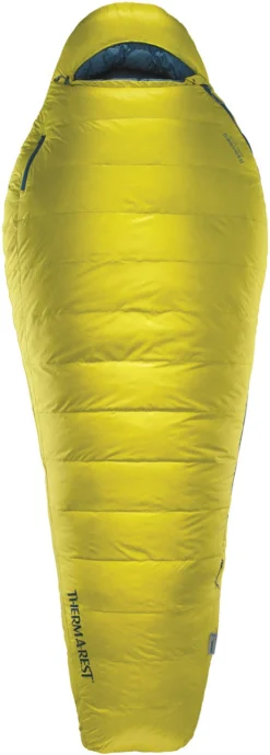 Therm-a-Rest Parsec 0F/-18C Sleeping Bag Long, Geel/blauw