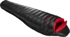 Y By Nordisk V.I.B 800 Sleeping Bag M, Zwart/rood